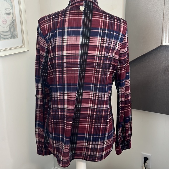 Women’s R n B Flannel Plaid Shirt Size XL - Picture 3 of 12